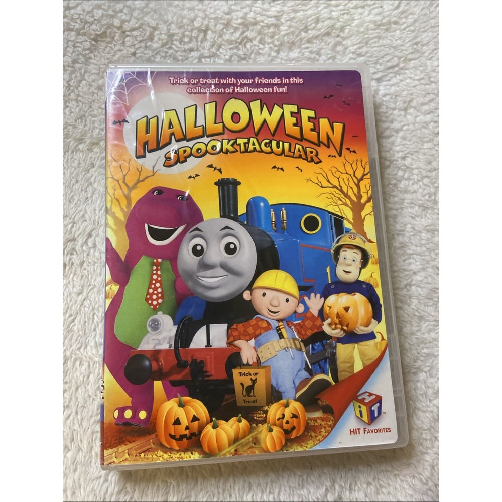 Halloween Spooktacular Dvd Kipper Thomas Train Bob Builder Barney Tested Works